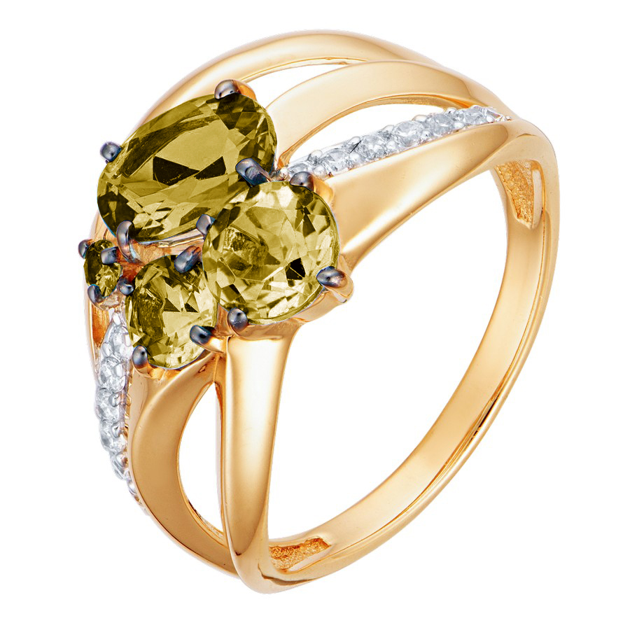 Кольцо, золото, султанит, кл3524-48